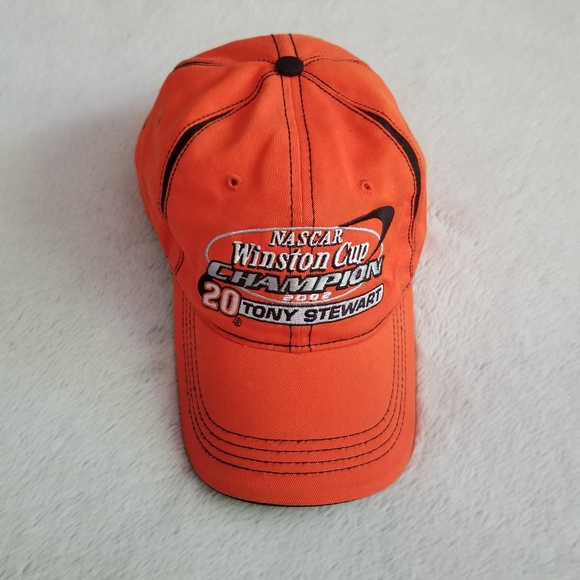 NASCAR #20 Tony Stewart 2002 Winston Cup Champion Cap Hat - Picture 2 of 12